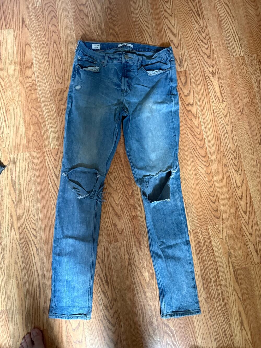 PacSun Double Ripped Knee Jeans